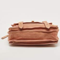 Proenza Schouler Beige Suede Large PS1 Top Handle Bag