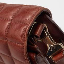 Proenza Schouler Brown Quilted Leather BG 111th Anniversary PS11 Shoulder Bag