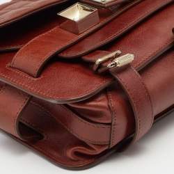 Proenza Schouler Brown Quilted Leather BG 111th Anniversary PS11 Shoulder Bag