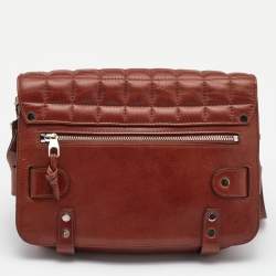 Proenza Schouler Brown Quilted Leather BG 111th Anniversary PS11 Shoulder Bag
