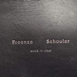 Proenza Schouler White/Metallic Leather Clutch