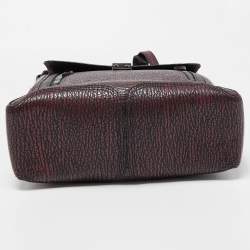 مملوكة مسبقًا 3.1 Phillip Lim Burgundy/Black Textured Leather Pashli Backpack