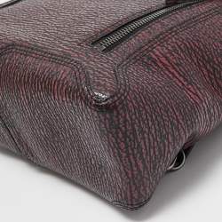 مملوكة مسبقًا 3.1 Phillip Lim Burgundy/Black Textured Leather Pashli Backpack