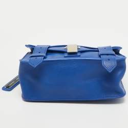 Proenza Schouler Blue Leather Mini PS1 Crossbody Bag