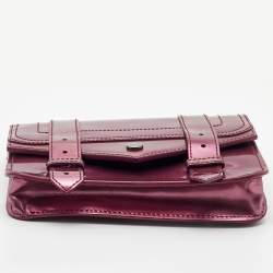 Proenza Schouler Purple Patent Leather Mini PS1 Crossbody Bag