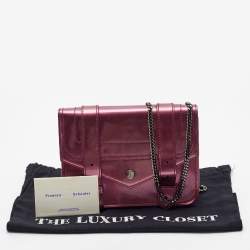 Proenza Schouler Purple Patent Leather Mini PS1 Crossbody Bag