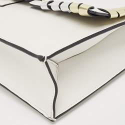 Proenza Schouler White/Metallic Leather Clutch