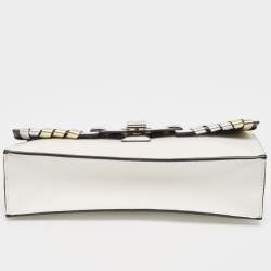 Proenza Schouler White/Metallic Leather Clutch