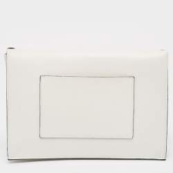 Proenza Schouler White/Metallic Leather Clutch