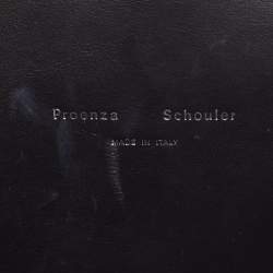 Proenza Schouler White/Metallic Leather Clutch