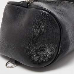 Proenza Schouler Black Vertical Zip Convertible Top Handle Bag