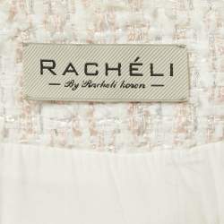 Pre Owned Racheli Pink Tweed Jacket and Shorts Set S/M