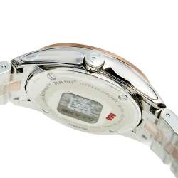 مملوكة مسبقًا ساعة يد نسائية رادو هايبركروم R32976722 ألماس ستانلس ستيل سيراموس مطلي ذهب وردي سوداء 31 مم