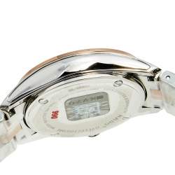 مملوكة مسبقًا ساعة يد نسائية رادو هايبركروم R32976722 ألماس ستانلس ستيل سيراموس مطلي ذهب وردي سوداء 31 مم