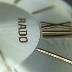 Rado Silver Two-Tone Stainless Steel Coupole R22852023 Unisex Wristwatch 36 mm