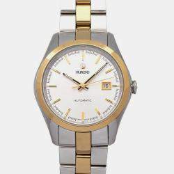 Rado Silver Two Tone Stainless Steel Coupole R22852023 Unisex Wristwatch 36 mm Rado TLC