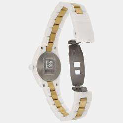 RADO True Specchio White-Gold Ceramic Women's Watch 26.1 mm