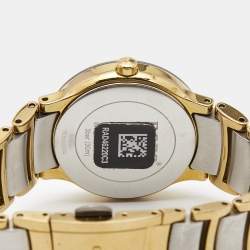 Rado Silver Two-Tone Stainless Steel Centrix R30932103 Women's Wristwatch 28 mm