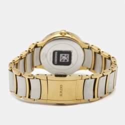 Rado Silver Two-Tone Stainless Steel Centrix R30932103 Women's Wristwatch 28 mm