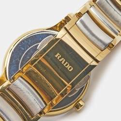 Rado Silver Two-Tone Stainless Steel Centrix R30932103 Women's Wristwatch 28 mm