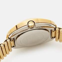 Pre Owned Rado Black CVD Coated Tungsten Carbide Gold PVD Coated Stainless Steel Diastar R12306313 Women's Wristwatch 27.30 m