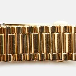 Pre Owned Rado Black CVD Coated Tungsten Carbide Gold PVD Coated Stainless Steel Diastar R12306313 Women's Wristwatch 27.30 m