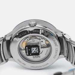 Rado Silver Stainless Steel Centrix UTC R30164013 Men's Wristwatch 40 mm