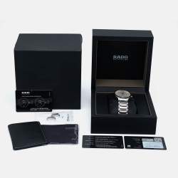 Rado Silver Stainless Steel Centrix UTC R30164013 Men's Wristwatch 40 mm