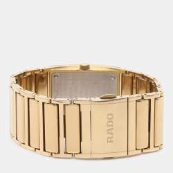 Rado Champnge Gold Plated Stainless Steel Integral  R20791732 Women's Wristwatch 24 mm