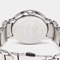 Rado Mother Of Pearl Diamond Stainless Steel Centrix 111.0928.3 Women's Wristwatch 28 mm