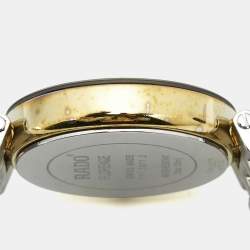 مملوكة مسبقًا Rado Black Two-Tone Stainless Steel Diamond Florence R48871713 Women's Wristwatch 28 mm