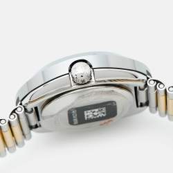 مملوكة مسبقًا Rado Champagne Tungsten Carbide Two-tone Stainless Steel Diamond DiaStar R12403633 Women's Wristwatch 27.30 mm