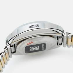 مملوكة مسبقًا Rado Champagne Tungsten Carbide Two-tone Stainless Steel Diamond DiaStar R12403633 Women's Wristwatch 27.30 mm