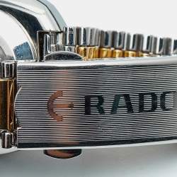 مملوكة مسبقًا Rado Diastar R12403633 Champagne Dial CVD-Coated Hardmetal Two-Tone Stainless Steel Women Wristwatch 27.30 mm