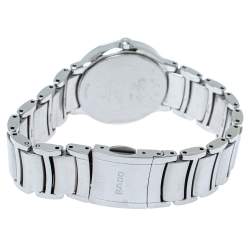 Pre Owned Rado Black Stainless Steel Diamond Centrix 111.0928.3 Women's Wristwatch 28 mm