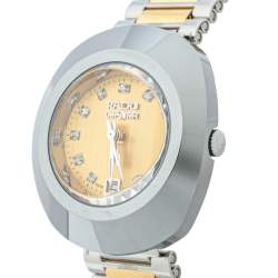 Rado Gold Tungsten Carbide & Two Tone Stainless Steel DiaStar R12307304 Women's Wristwatch 27mm