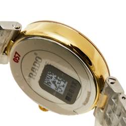 Pre Owned ساعة يد نسائية رادو فلورنس R48872723 ستانلس ستيل ذهبي اللون فضية 28 مم