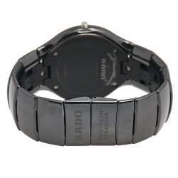 Pre Owned Rado Black Ceramic Xeramo 160.0453.3 Women's Wristwatch 37 mm 