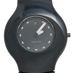 Pre Owned Rado Black Ceramic Xeramo 160.0453.3 Women's Wristwatch 37 mm 
