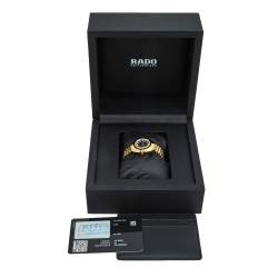 مملوكة مسبقًا ساعة يد نسائية رادو دياستار R12416613 ستانلس ستيل مطلية ذهب أصفر 27 مم