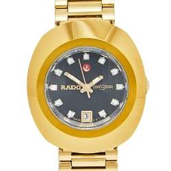 مملوكة مسبقًا ساعة يد نسائية رادو دياستار R12416613 ستانلس ستيل مطلية ذهب أصفر 27 مم