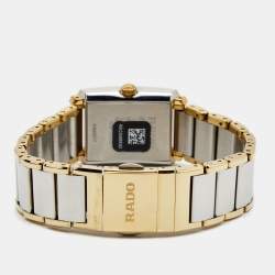 مملوكة مسبقًا Rado White Two Two Stainless Steel Integral R20212103 Women's Wristwatch 23 mm