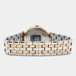 Rado Opaline White Two-Tone Stainless Steel Diamond Florence  111.3893.2.073 Women's Wristwatch 28 mm