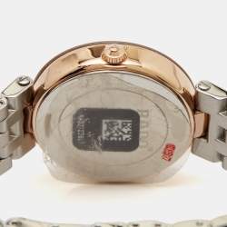 Rado Opaline White Two-Tone Stainless Steel Diamond Florence  111.3893.2.073 Women's Wristwatch 28 mm