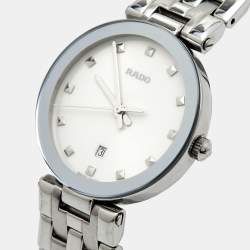 Rado Silver Stainless Steel Florence R48874024 Women's Wristwatch 28 mm 