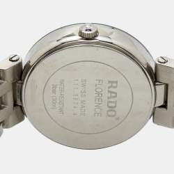 Rado Silver Stainless Steel Florence R48874024 Women's Wristwatch 28 mm 
