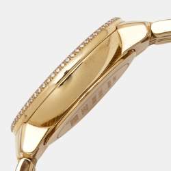 Rado Mother of Pearl Diamond Rose Gold Plated Stainless Steel Coupole R22884923 Women's Wristwatch 34 mm