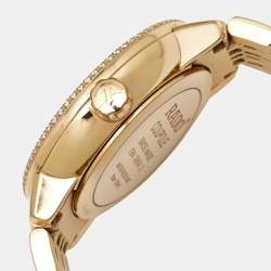 Rado Mother of Pearl Diamond Rose Gold Plated Stainless Steel Coupole R22884923 Women's Wristwatch 34 mm