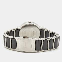 Rado Black Diamond Ceramic Stainless Steel Centrix R30935712 Women's Wristwatch 28 mm 