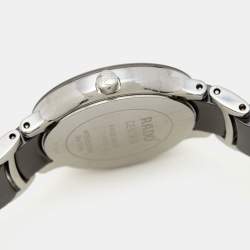 Rado Black Diamond Ceramic Stainless Steel Centrix R30935712 Women's Wristwatch 28 mm 